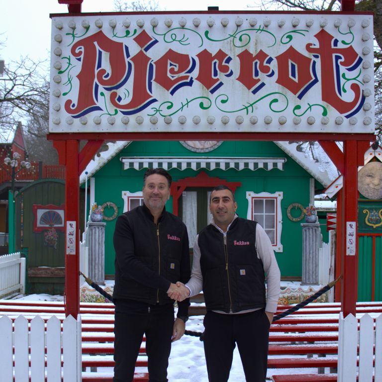 Bestyrelsesformand Michael Idemo (tv.) og forsikringsmægler Waled Hakim (th.)